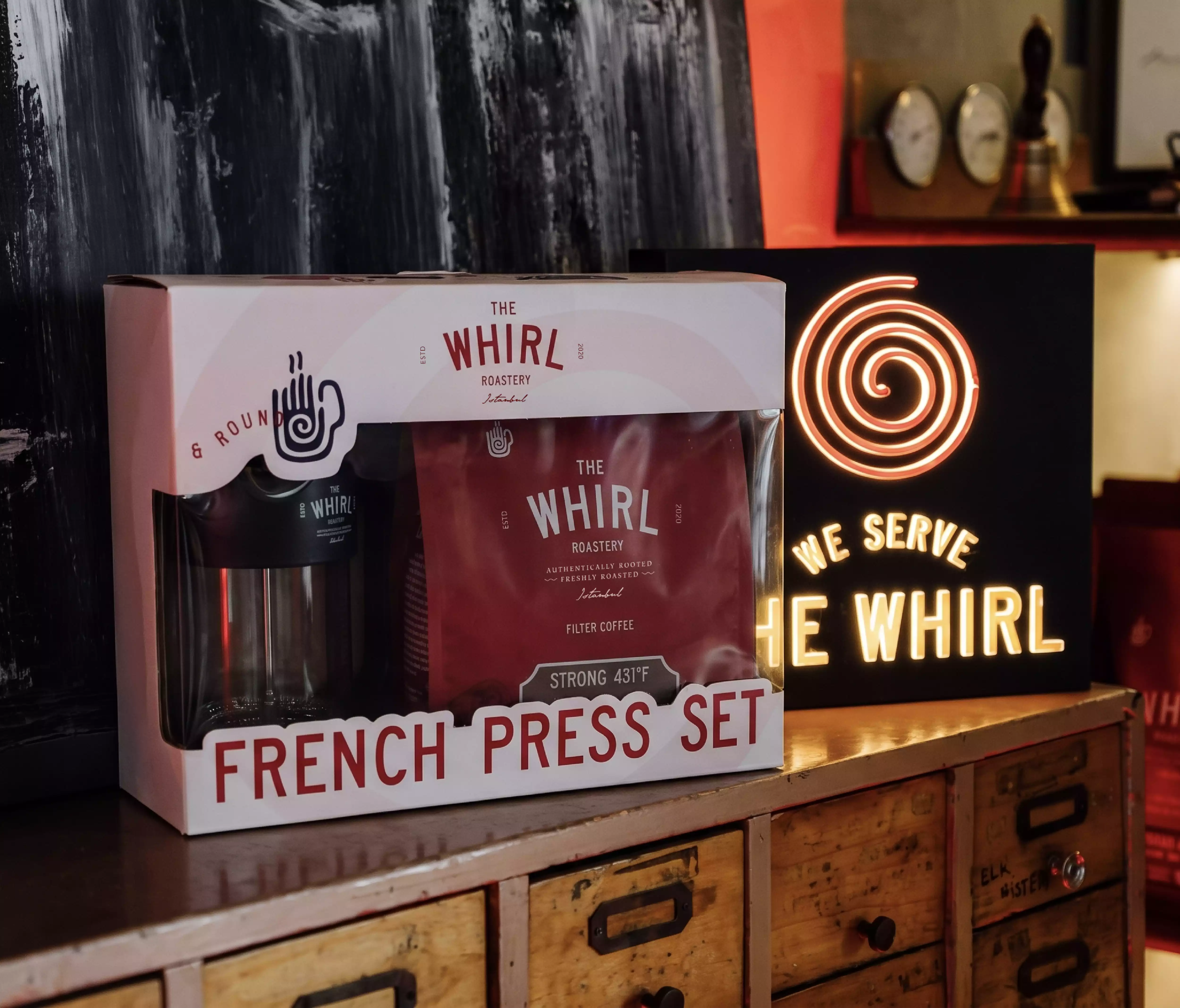 FİLTRE STRONG ÖĞÜTÜLMÜŞ  2 ADET VE FRENCH PRESS SET